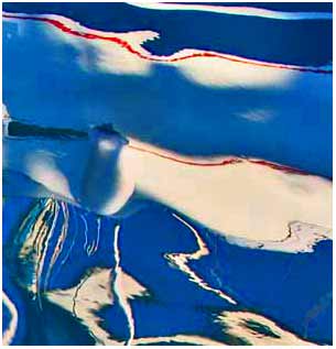 Alber't photo abstraite :galerie Marine et Cap  Cap abstraction bleu