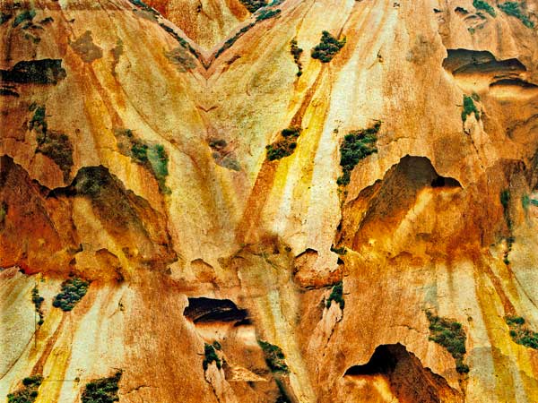 Une peinture abstraite d'Alber't : Serrer la ceinture